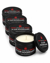 Nood-Kit 24 Uur Kaarsen - 4 Stuks - Noodverlichting - Noodsituatie - Noodpakket