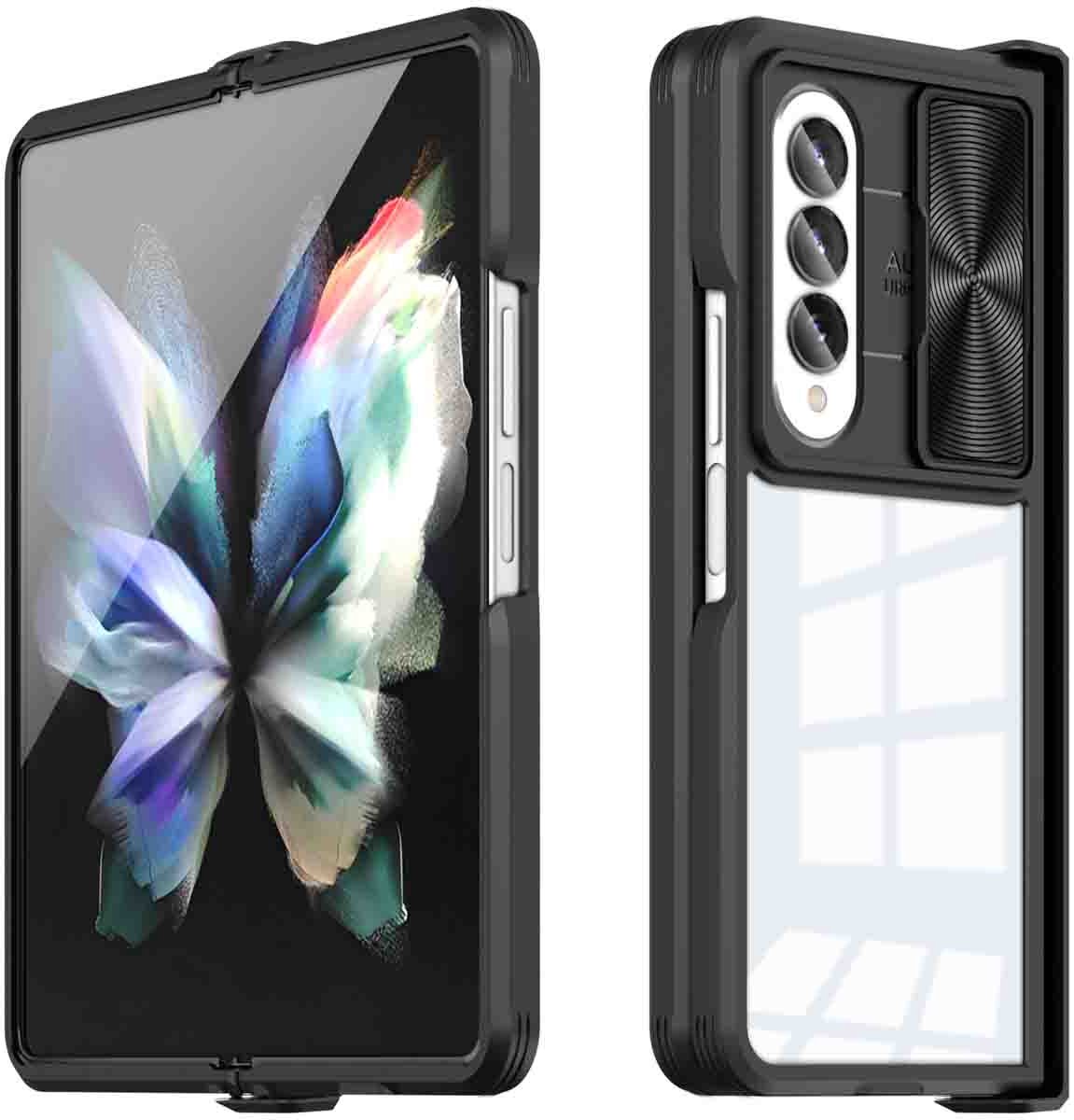 imoshion Hoesje - Geschikt voor Samsung Galaxy Z Fold 4 - Camslider Backcover - Zwart