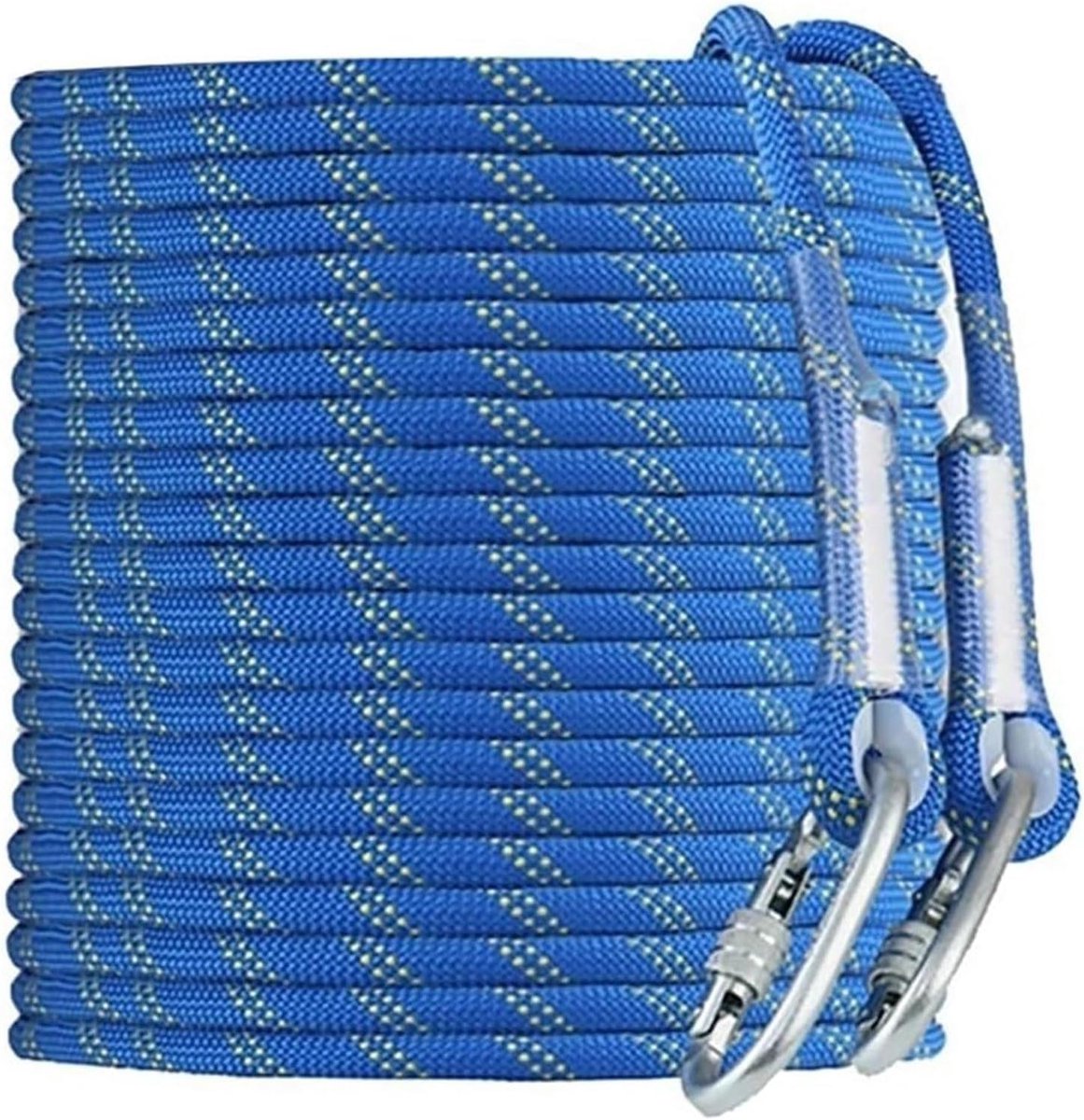Gevlochten nylon touwen voor aanlegsteigers, Polyester Boottouw Blauw 10-100m 12mm Anker Kajak Kano Ponton Schommel(10m)