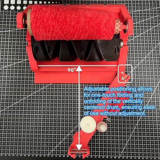 Elektrische garenspinner, automatische wolwikkelmachine met snelheidsaanpassing en digitaal display, maximale lengte 20000 meter, inclusief automatische pauze voor garenweven — afbeelding 2
