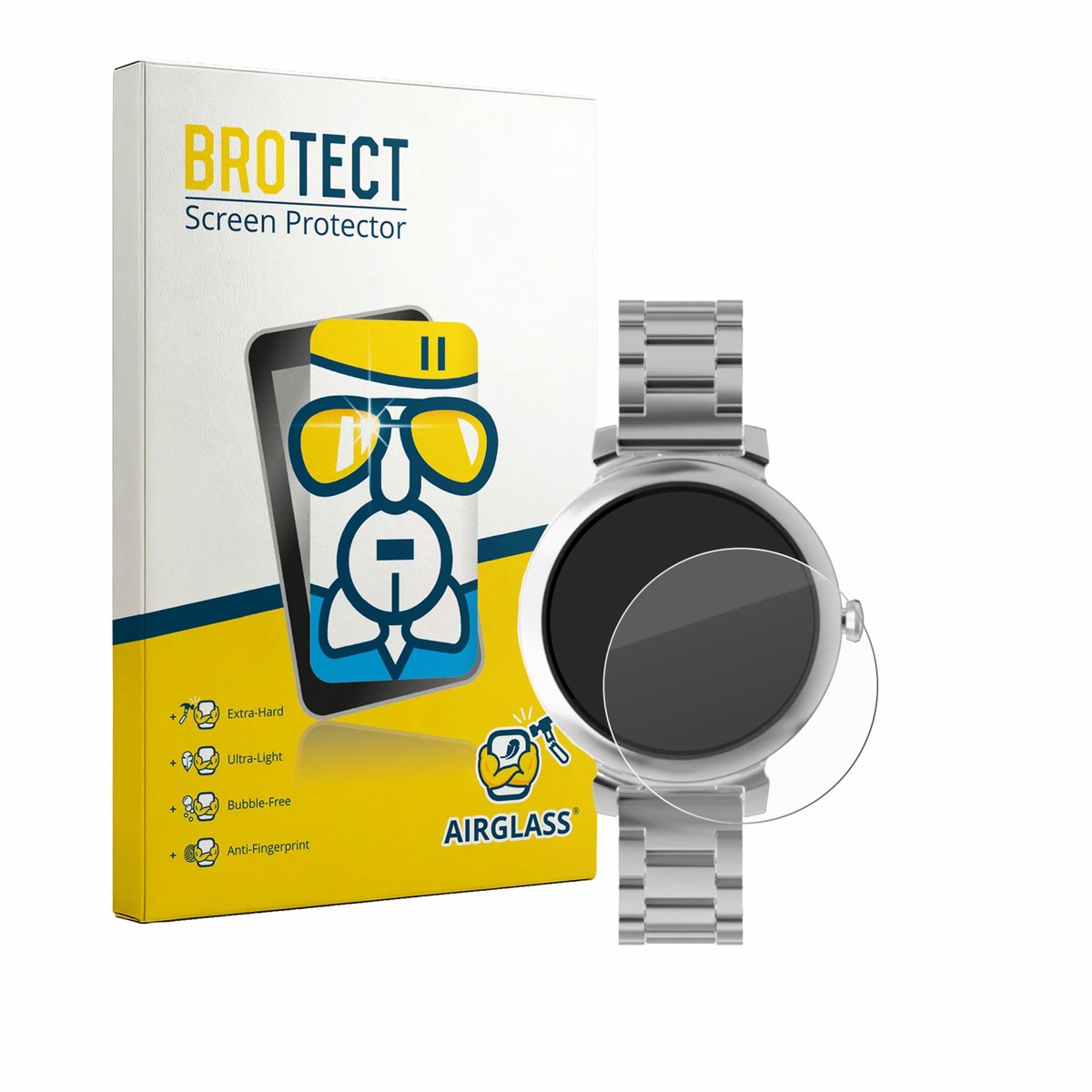 Screenprotector voor ZenWatch Lily 1.1" Beschermglas transparant