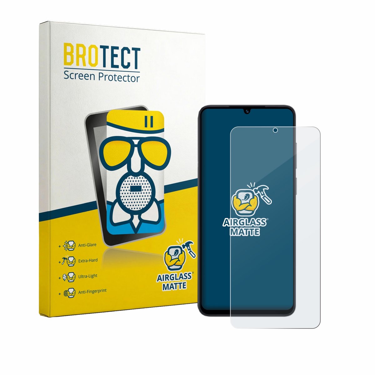 BROTECT - Screenprotector voor Honor X5d Plus - Folie Beschermfolie Beschermglas matte