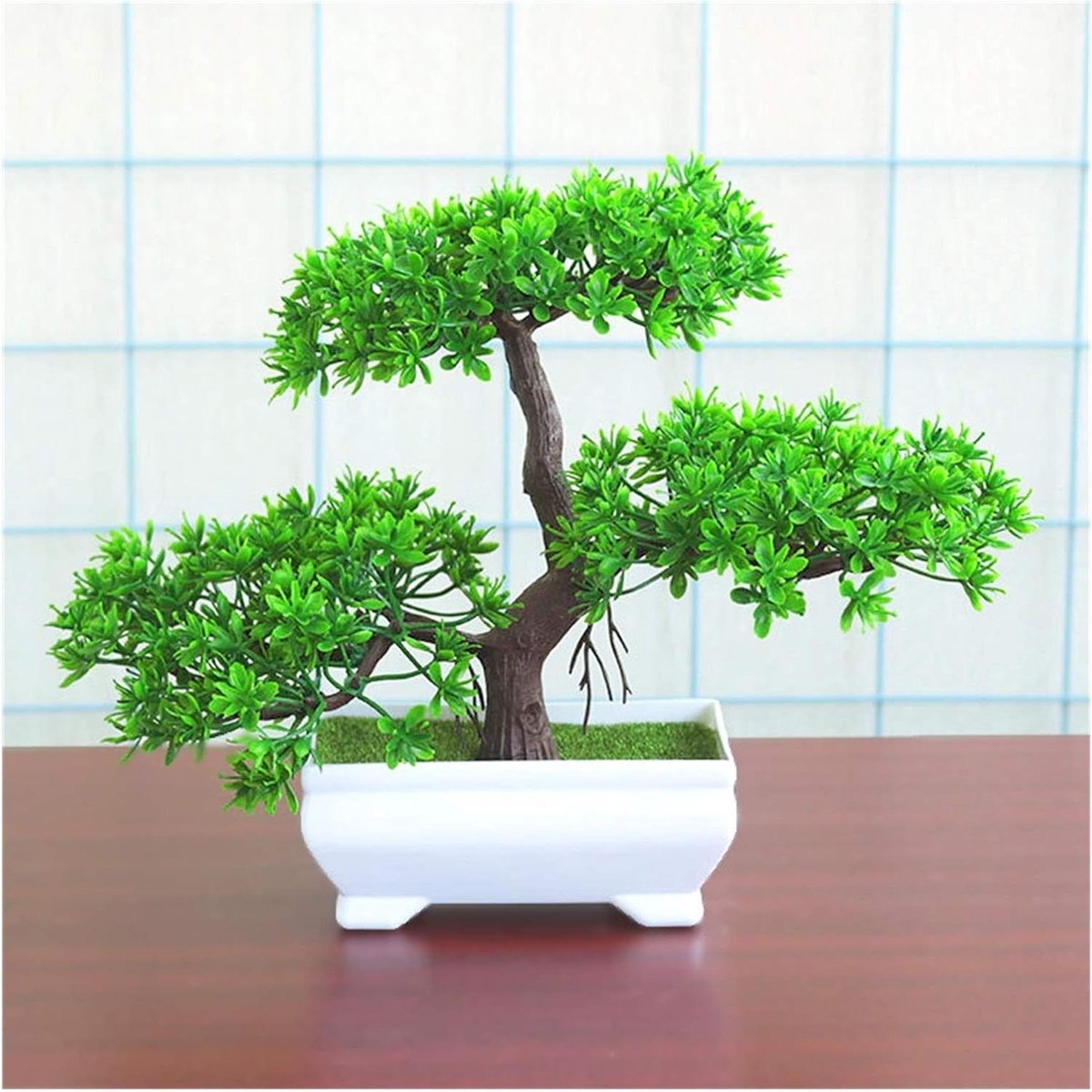 Kunstplant Bonsai - Nep Boom - Woon Decoratie - Onderhoudsvrij - 1 Gram - A