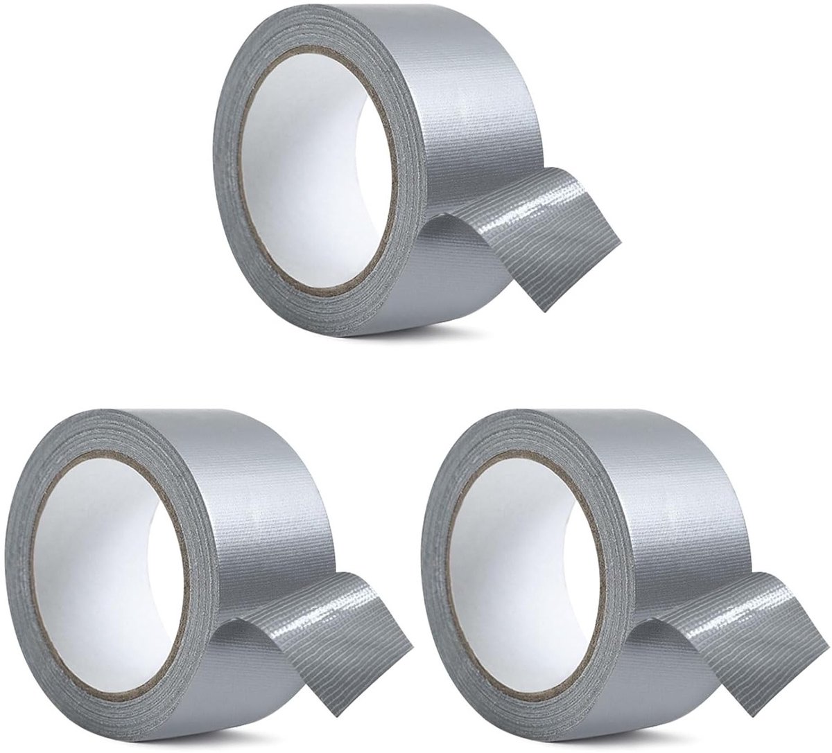 Aluminium tape set van 3 - 20 cm x 5 cm - waterdicht en hittebestendig - ideaal voor dampbescherming - ShopVlot