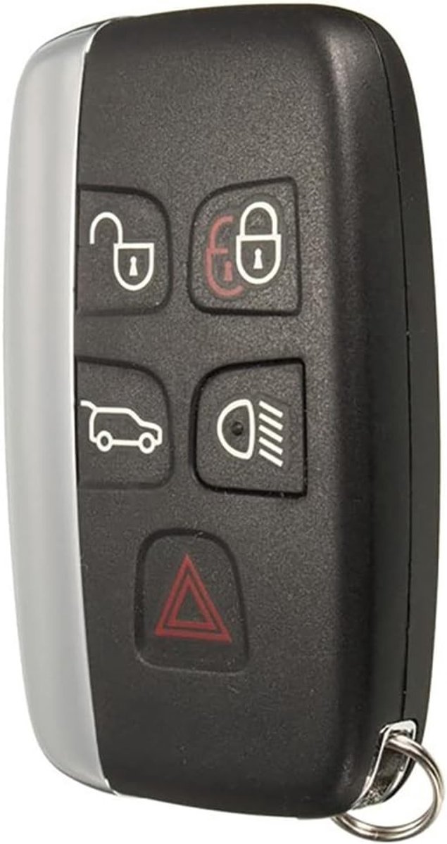 Premium TPU Sleutelhanger Hoes voor Afstandsbediening - Geschikt voor Land Rover en Jaguar Modellen met 5 Knoppen - Duurzaam en Stijlvol Ontwerp