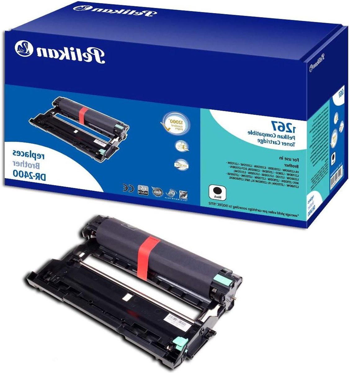 Toner Drum - Printer Onderdeel - Scherpe Afdrukken - Vervangt Origineel - 833 g - Zwart