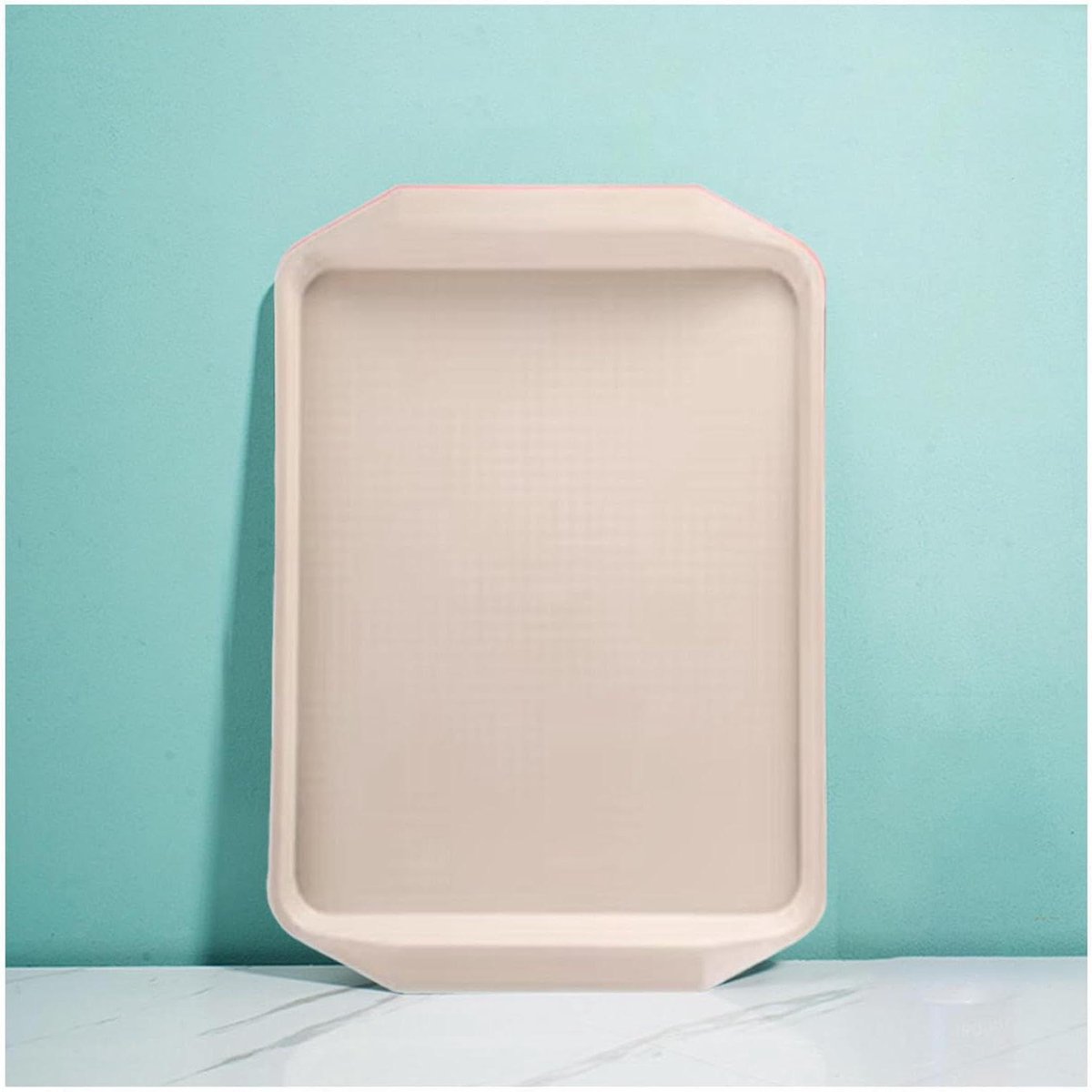 Schoenbakken 3-pack - Entree matten - Schoenen drogen - Verhoogde rand - 40x30 cm - Kaki
