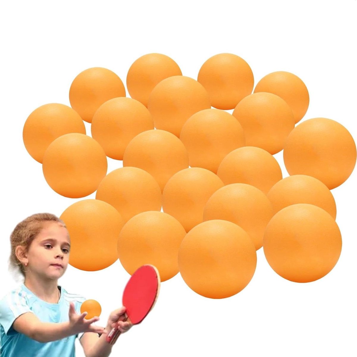 Tafeltennisballen - Trainingsballen - Wedstrijd Spelen - Duurzaam ABS Materiaal - 100 stuks - Geel