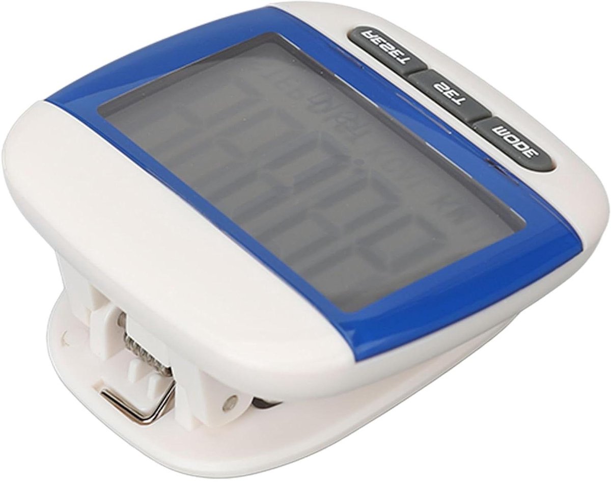 Wandelstappenteller - Activiteitstracker - Dagelijkse Activiteit - Groot LCD Scherm - 17 Inch - Zwart