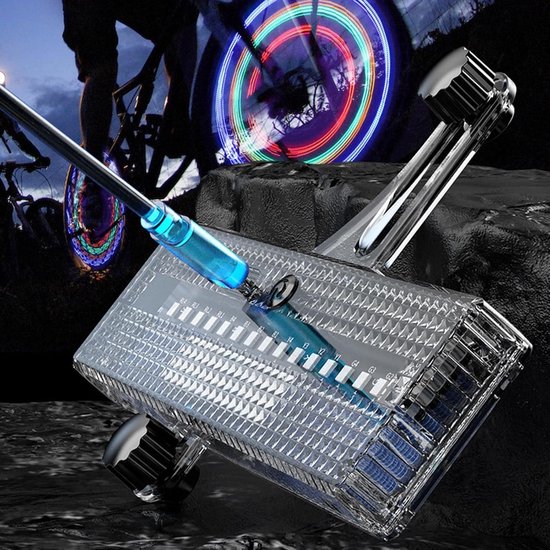 Fiets spaakverlichting - Wielverlichting LED - Nachtelijke Zichtbaarheid - Intelligente Lichtsensor - 16 cm Lengte - Kleurrijk — afbeelding 5