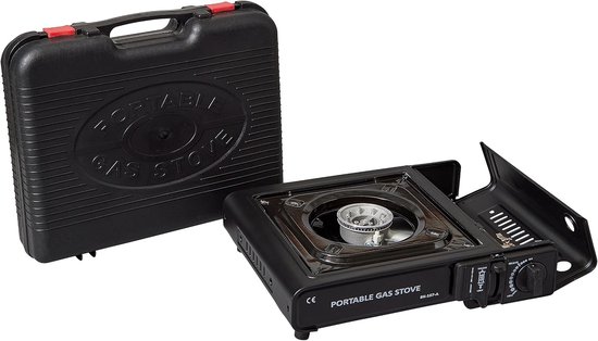 Kampeerfornuis - Kookbrander Gas - Buiten Koken - Automatische Ontsteking - 36x31x9 cm - Zwart — afbeelding 4