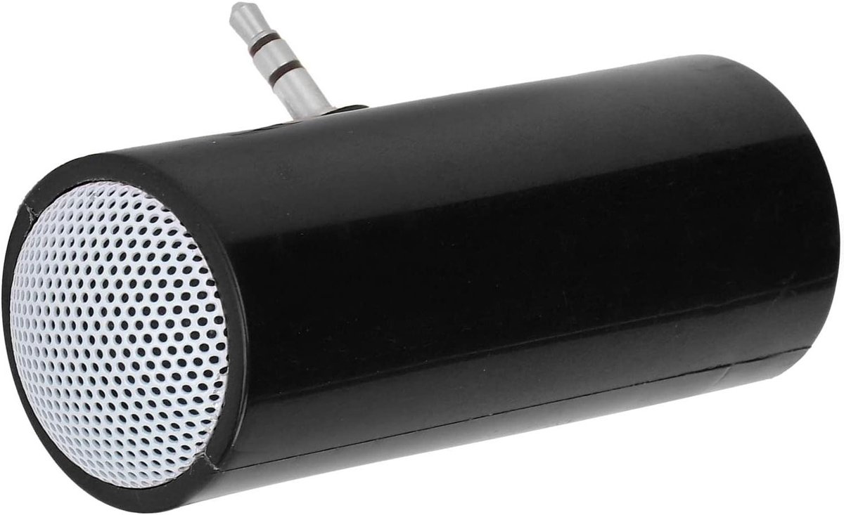 Draagbare Bluetooth-luidspreker - Mini speaker - Muziek luisteren - Uniek modieus design - Compact formaat - Zwart