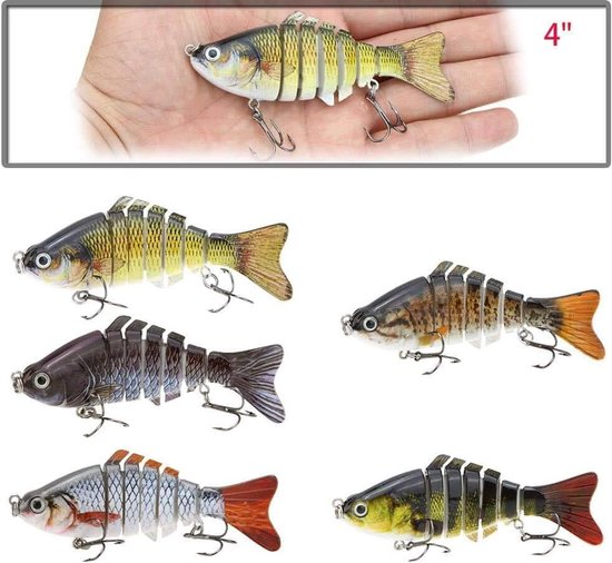 Vis Lokaas - Zwem Aas - Vissen Vangen - Levensechte Vorm - 10 cm 15.5g - Meerdere Kleuren — afbeelding 2