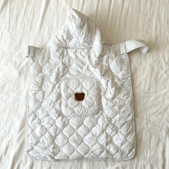 Draagzakhoes - Babycape Kinderwagen - Baby Beschermen - Zachte Katoen - 92.5x71.5cm - Beige — afbeelding 2