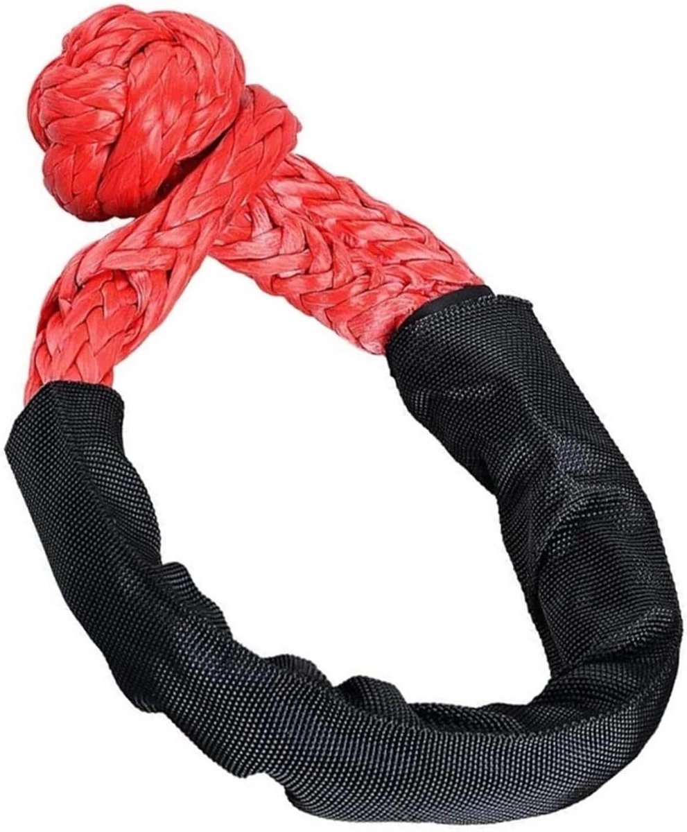 Synthetische Herstel Ring - Sleepkabel Strap - Voertuig Herstel - 38.000 Lbs Breeksterkte - 55 cm - Rood
