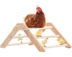 Kippen Zitstokken - Vogel Roeststok - Natuurlijk Klimmen - Antislip Stabiel Hout - N.v.t. - Houtkleur