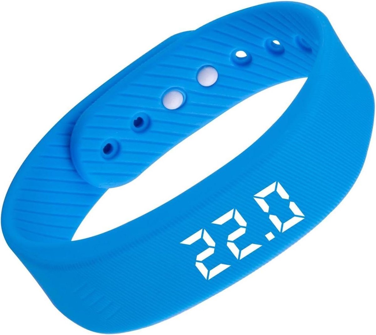 Armband met trilalarm - Vibrerende polswekker - Geruisloos wakker worden - Waterdicht siliconen ontwerp - 21.5 cm lengte - Niet gespecificeerd