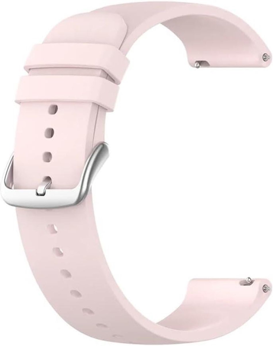 Sport Siliconen Band - Horlogeband Garmin - Sportactiviteiten - Snel Verwisselbaar - 20mm 22mm - Zwart