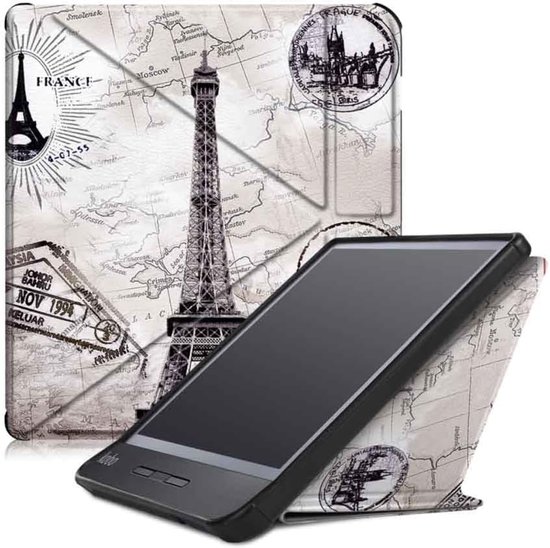 Kobo Libra H2O Hoes - Beschermhoes Ereader - Ereader Beschermen - Automatische Slaap/Waakmodus - Model N873 - Toren van Kobo — afbeelding 3