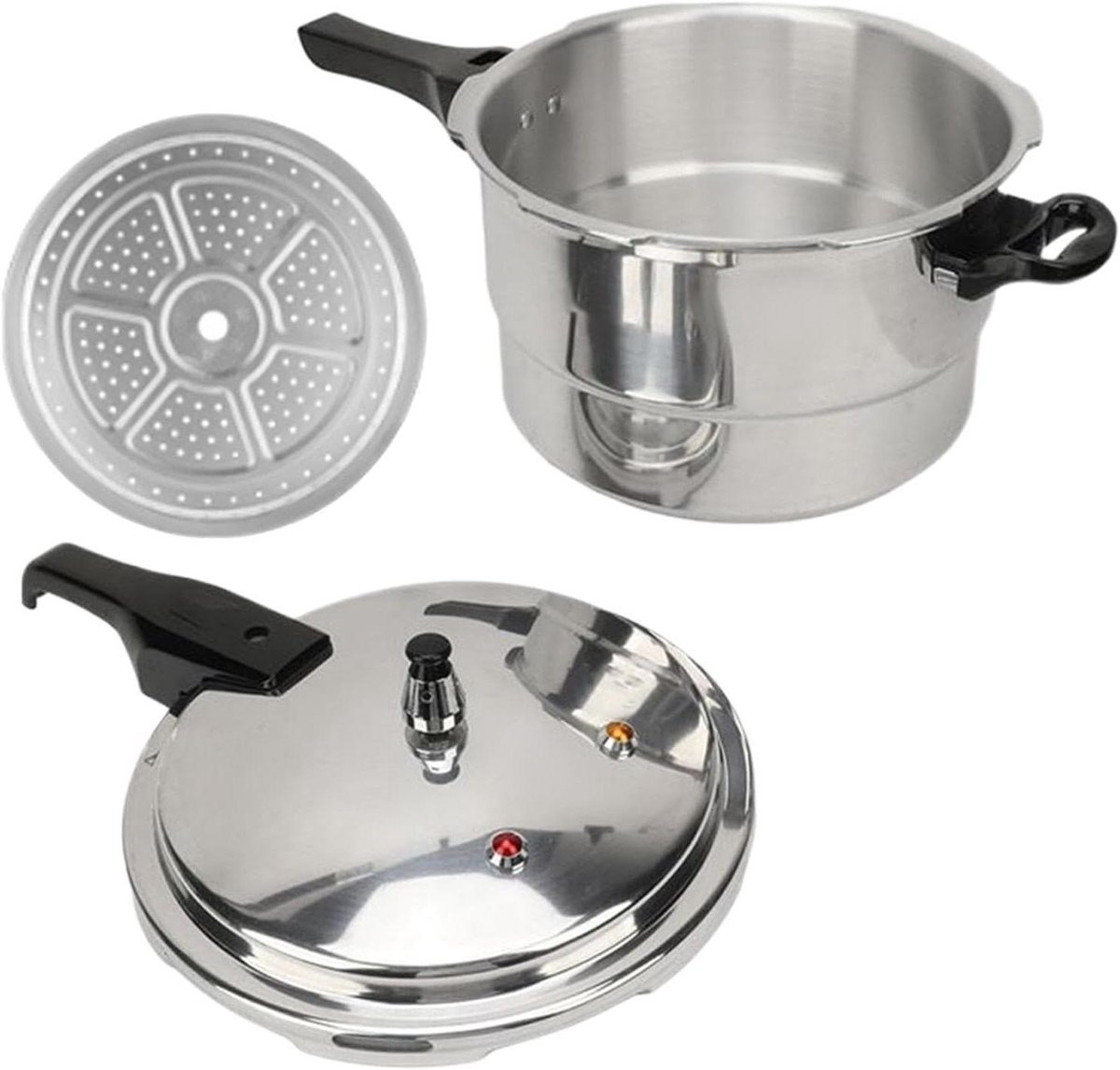 Snelkookpan - Drukpan - Maaltijden Bereiden - Met Stoommand - 5 liter - Zilver