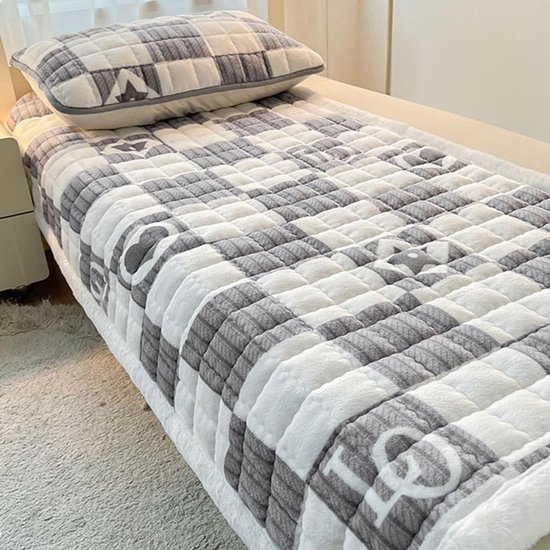 Japanse Futonmatras - Slaapmat Opvouwbaar - Comfortabel Slapen - Verstelbare Ondersteuning - 90 x 190 cm - Grijs — afbeelding 4