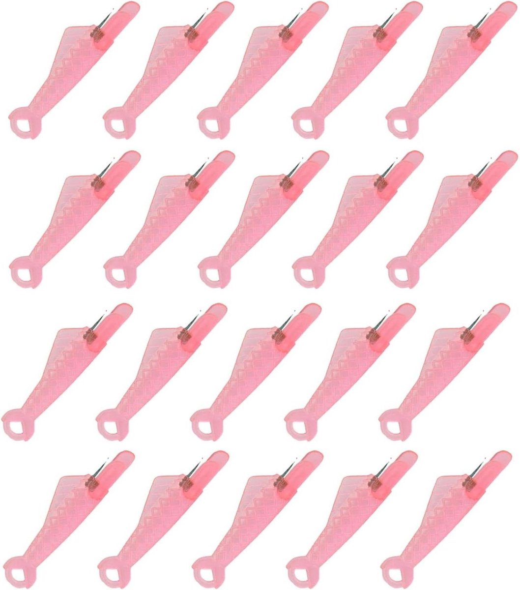 Naaldinrijgers - Draadgereedschap Naaien - Handmatig Naaien - Vismond Vorm - 20 stuks - Multicolor