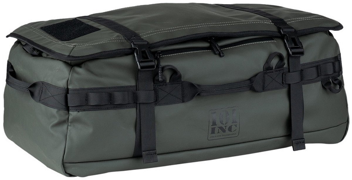 Duffle rugzak zwart oranje