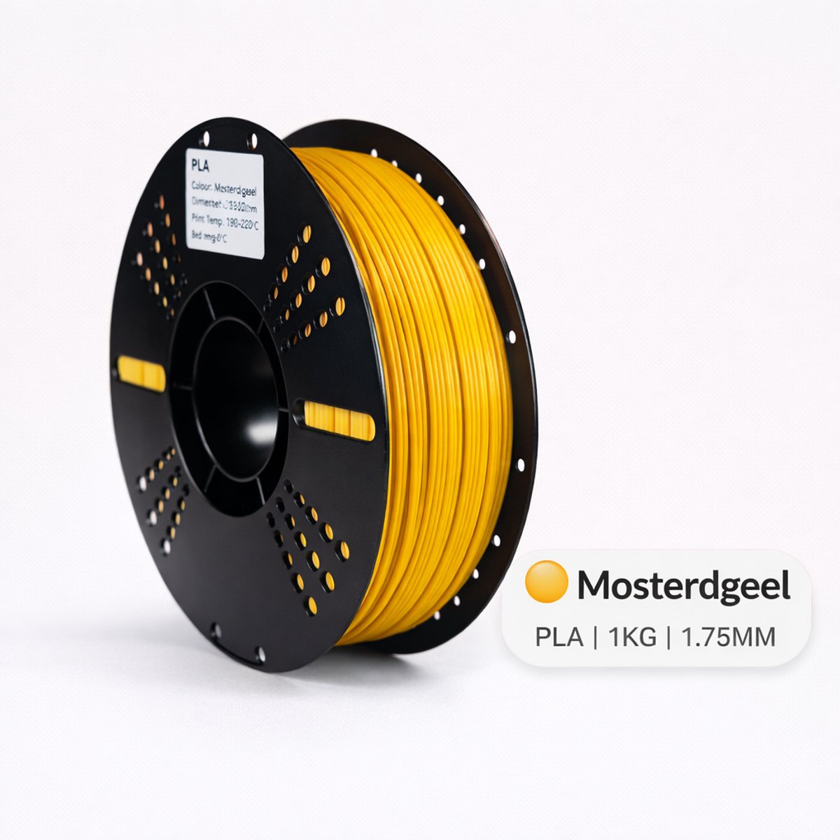 Koppelprint – PLA+ Filament – Mosterd Geel – 1.75mm – 1KG