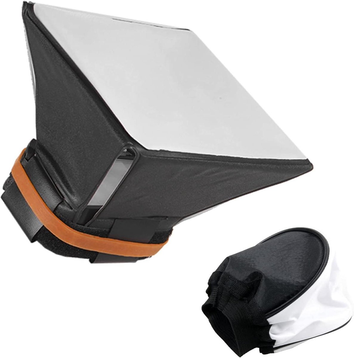 Draagbare Softbox - Lichtverspreider - Betere Foto's - Opvouwbaar Ontwerp - 12 x 10 cm - Wit