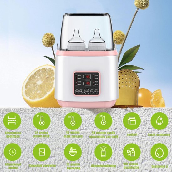 HEZIVO® Flessen Sterilisator - Flessenreiniger en Flessenverwarmer - BPA-vrij van hezivo — afbeelding 4