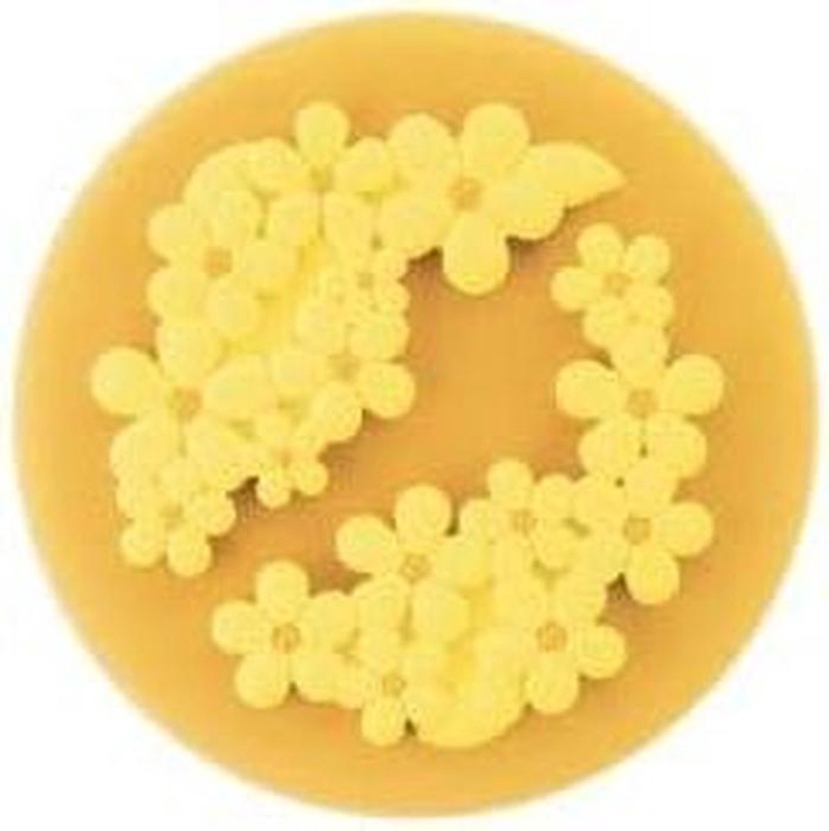 Siliconen Bakvorm - Taartvorm Bloem - Desserts Maken - 3D Ontwerp - 6 Holtes - Geel