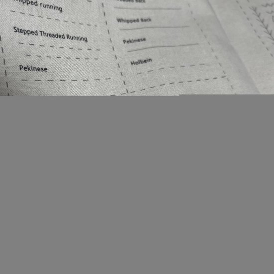 Naaibook - Borduurgids - Handwerk Leren - Losbladig Ontwerp - Niet Gespecificeerd - Stijl B — afbeelding 3