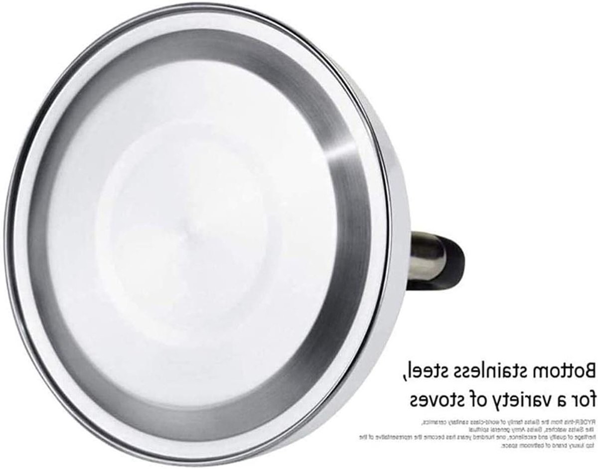 Waterkoker RVS - Gaskookplaat Ketel - Koffie Thee - Automatisch Fluitje - 2.5 Liter - Zilver
