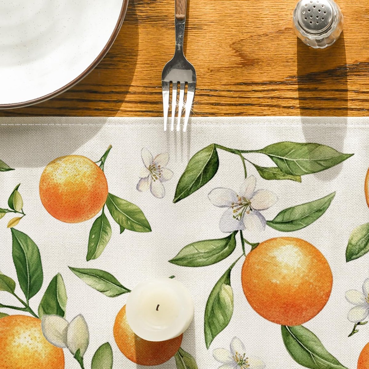 Tafelloper - Tafeldecoratie - Eettafel Aankleden - Levendige Print - 40 x 140 cm - Multicolor