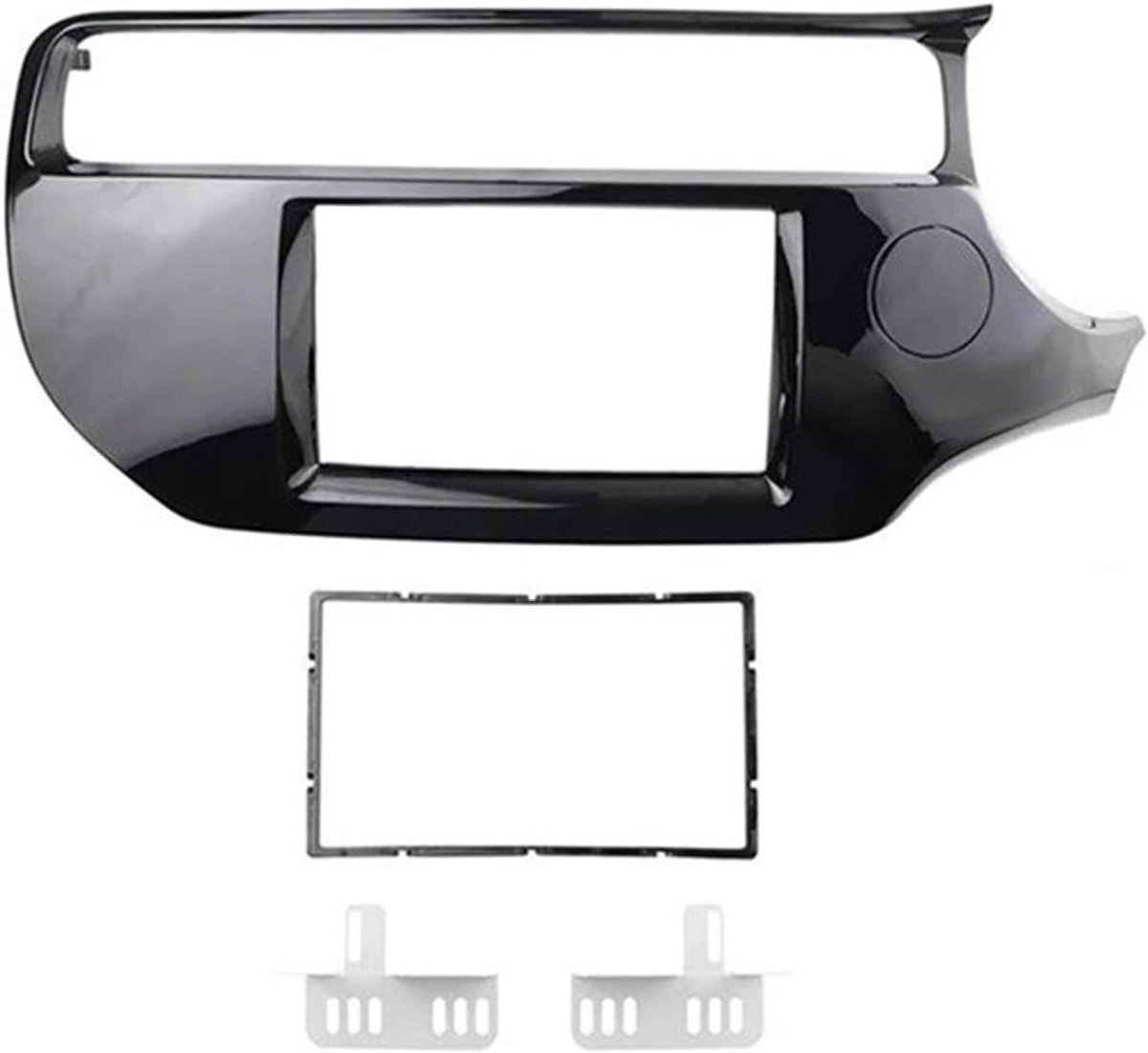 Radioframe 2Din - Dashboard kit - Auto radio installatie - Eenvoudige montage - 7 Inch - Zwart