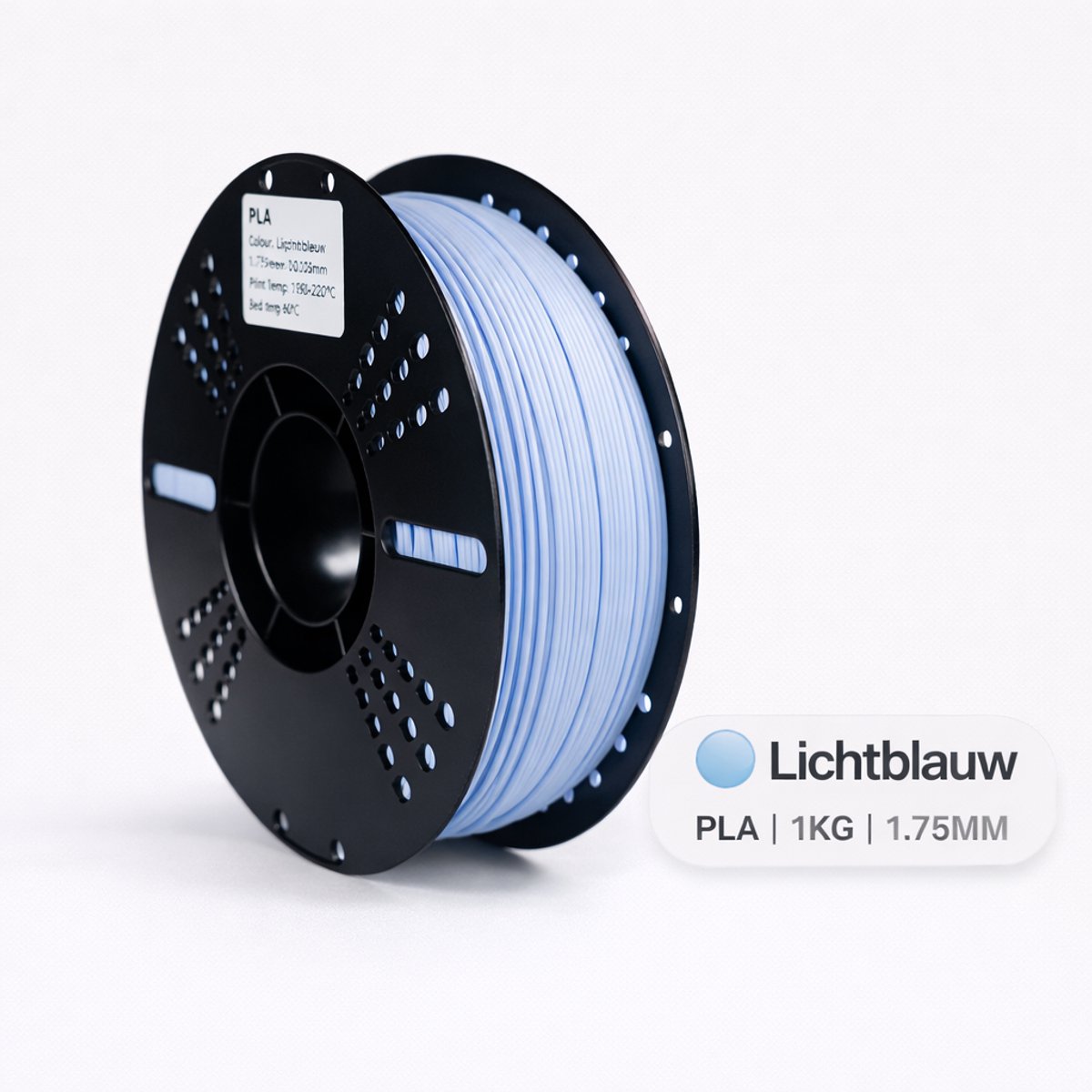 Koppelprint – PLA+ Filament – Lichtblauw – 1.75mm – 1KG