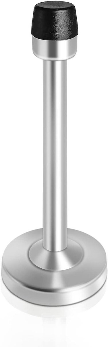 Deurstopper van RVS voor zware deuren, 12 cm lange wandmontage, ideaal voor het voorkomen van schade aan muren en deuren
