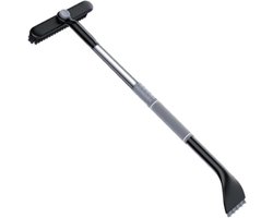 Sneeuwschuiver - IJsschop borstel - Auto reinigen - 2-in-1 ontwerp - 70 cm - Grijs