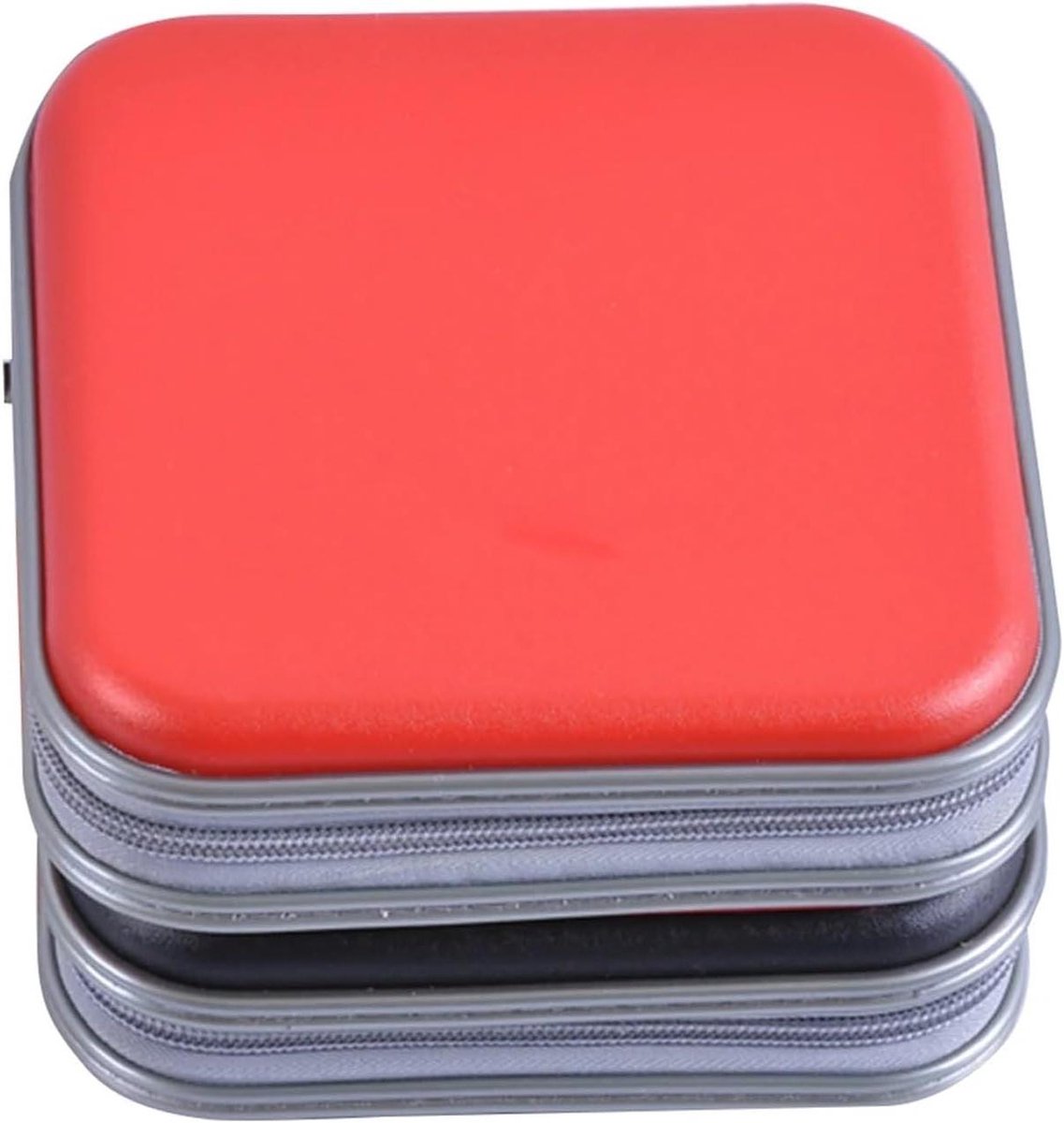 DVD Opbergtas - Disc Wallet - Schijven Organiseren - Robuust Materiaal - 40 Stuks - Rood