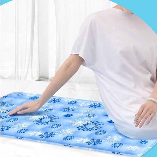 Gelkoelende Matrasmat - Ijskussen Bedmat - Verkoeling Slaap - Ademende Honingraatstof - 50 x 150 cm - Niet gespecificeerd — afbeelding 4