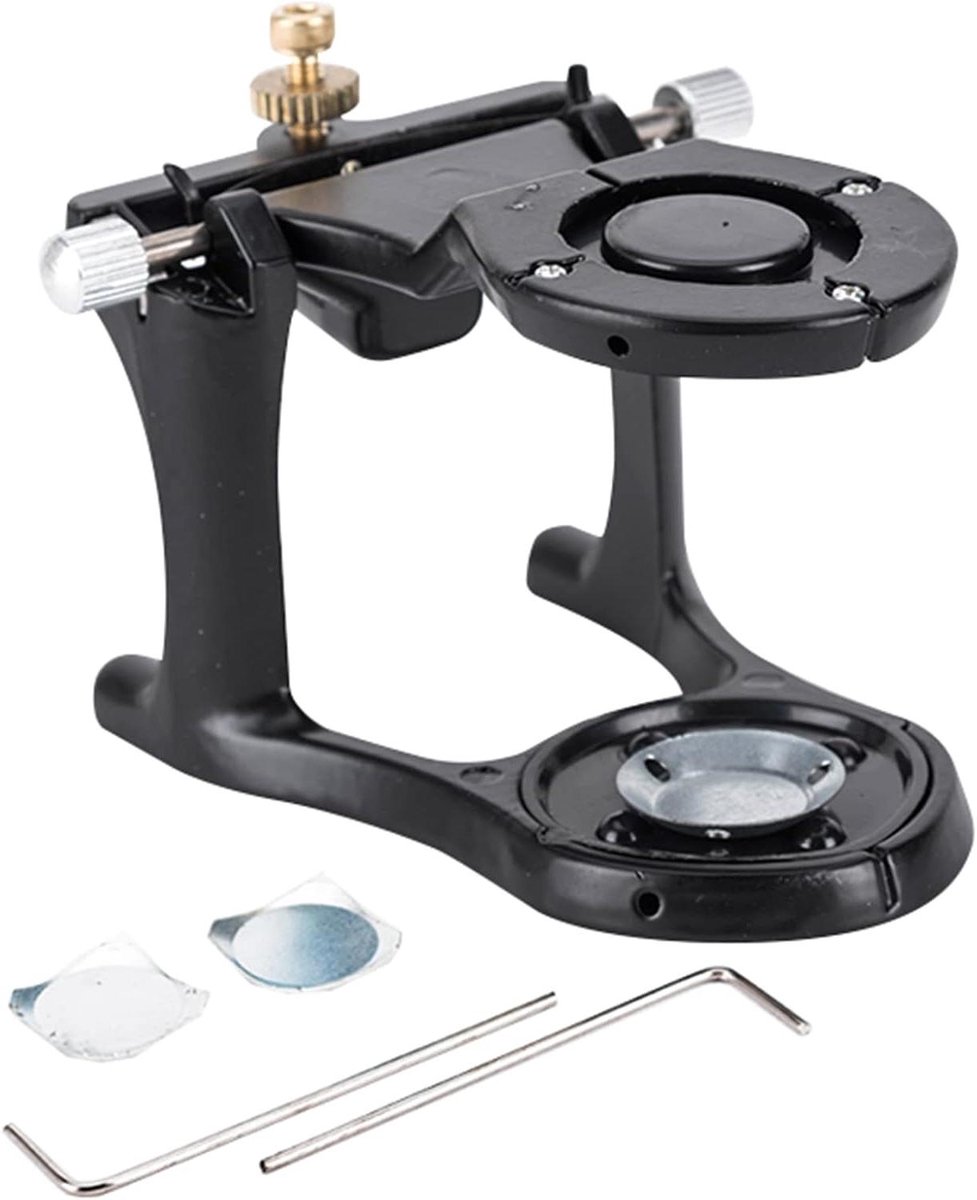 Tandheelkundige Articulator - Prothese Articulator - Tanden Fixeren - Semi-Instelbaar - 3 Ve - Zilver