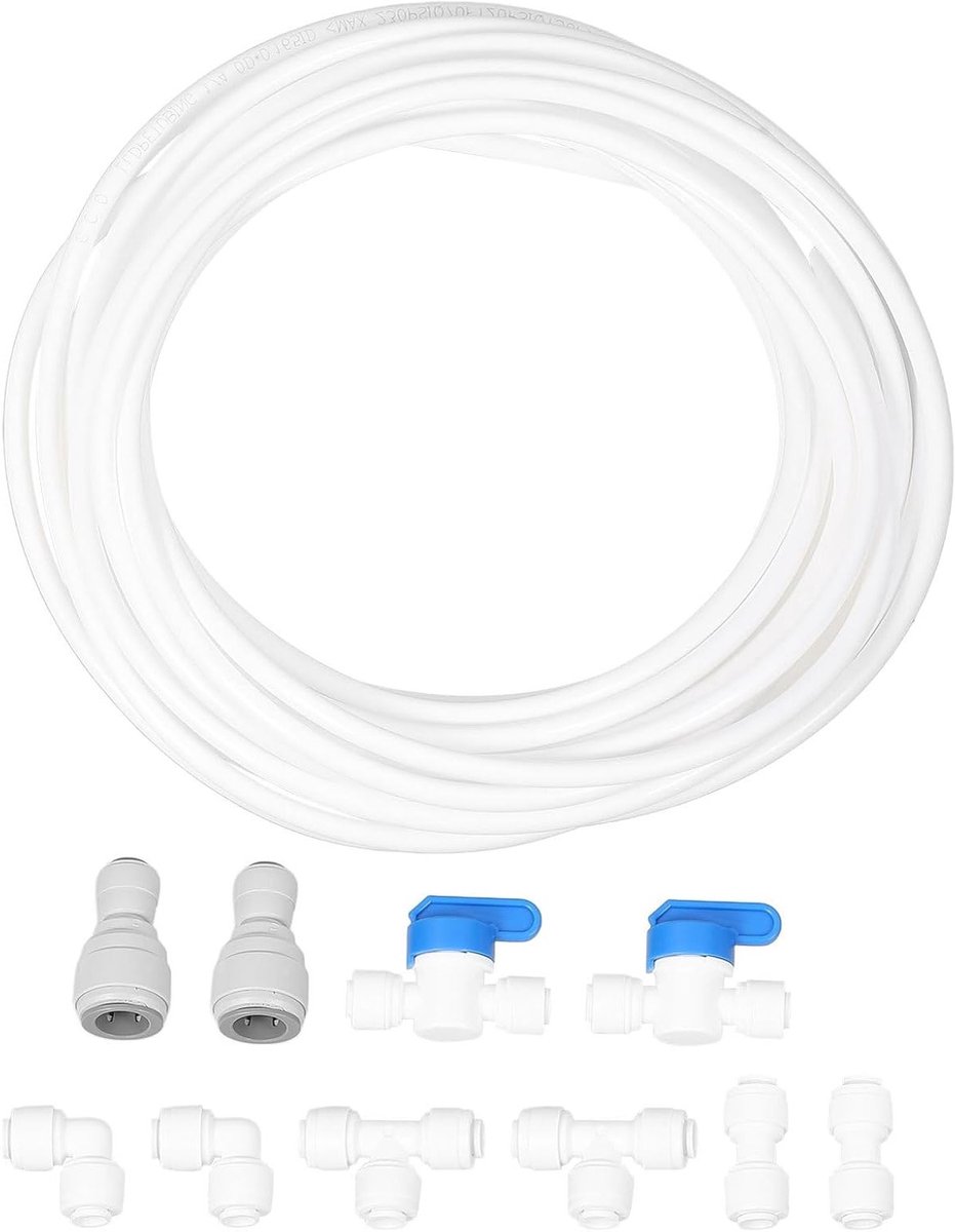 11-delige Water Tube Connector Set voor Koelkast, IJs Maker en Waterfilter - Ideaal voor Waterzuivering en Sporttoepassingen
