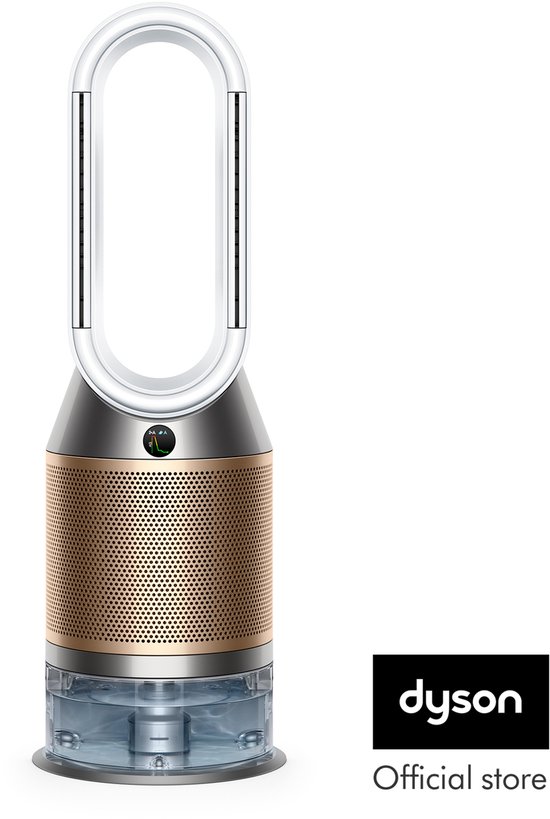 Dyson Purifier Humidify+Cool PH2 De-NOx - Luchtreiniger - Ventilator - HEPA filter - Wit/Goud