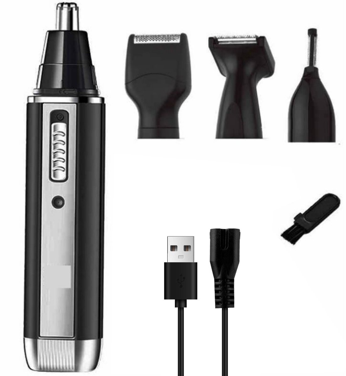 TOVBMUP Oplaadbare 4 in 1 Baard trimmer - Oortrimmer - Neustrimmer - Wenkbrauw Trimmer - Scheerapparaat - Mannen en Vrouwen