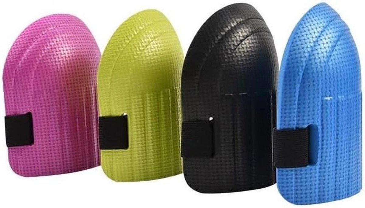 Kniebeschermers Werk - Tuinkniebeschermers Werkplaats - Comfortabel Knielen - Schokabsorberend Schuim - One Size - Groen Blauw Roze Zwart