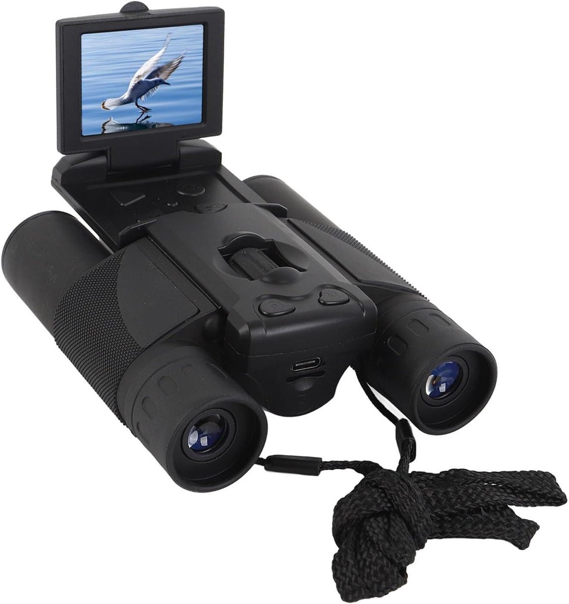 Digitale Verrekijker Camera - Verrekijker met Foto - Vogels Kijken - 48 MP Hoge Resolutie - 10x25 Vergroting - Zwart