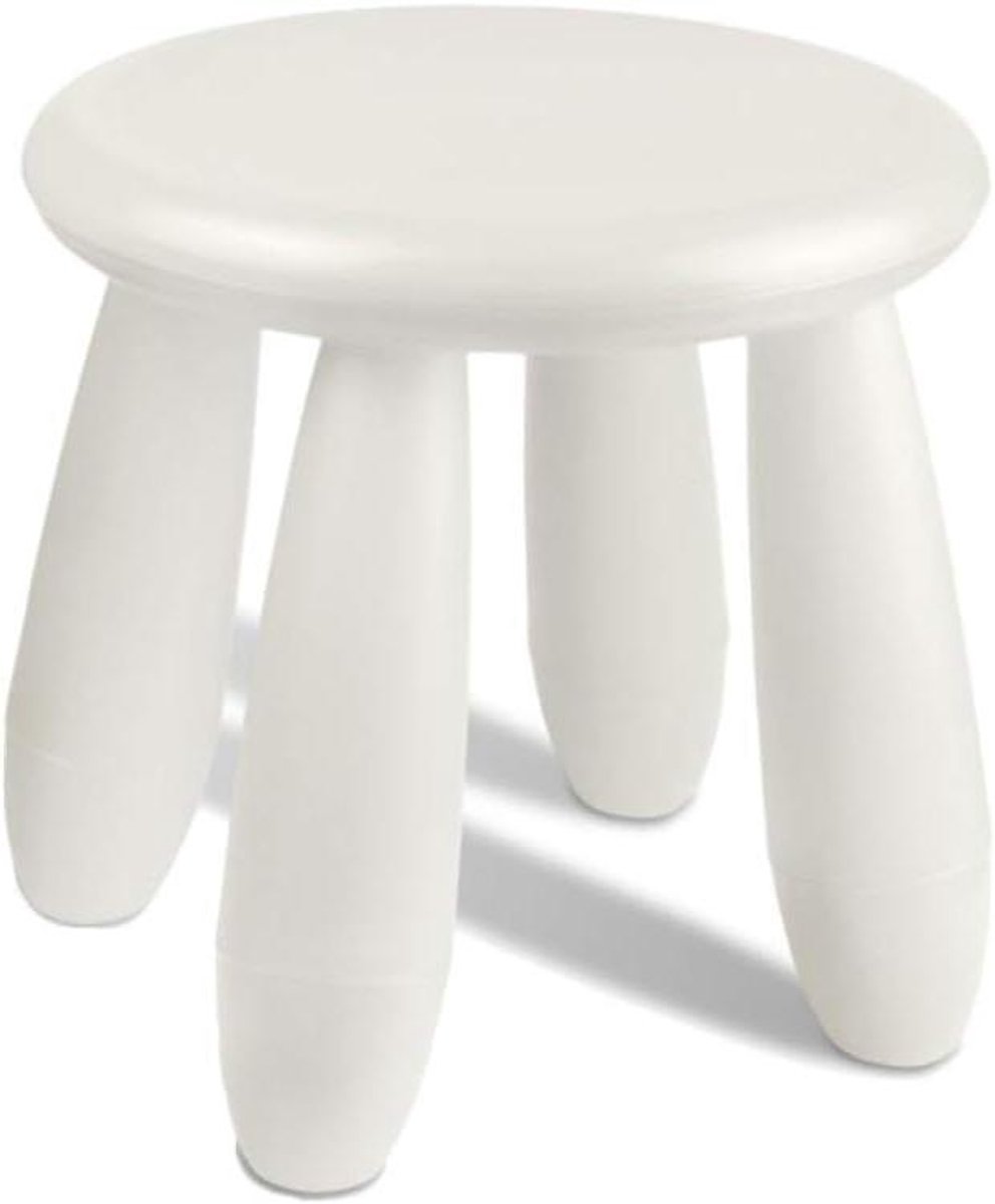 Badkamer Kruk - Douchekruk Toiletkruk - Veilig Staan - Antislip Materiaal - 30x30 cm - Wit