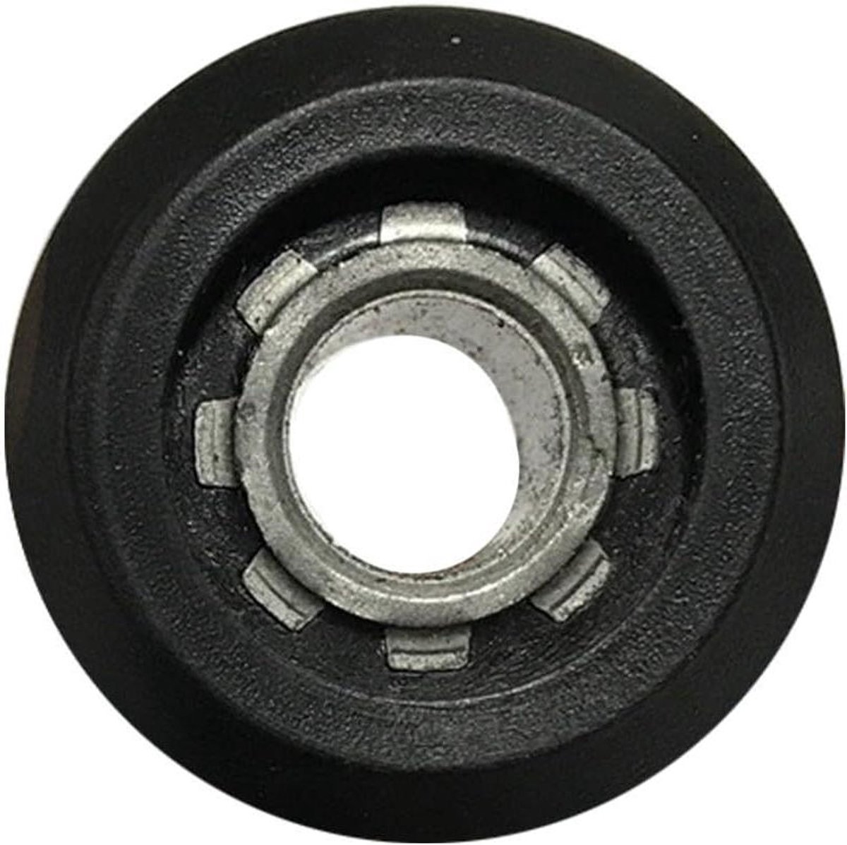 Roeitrainer Wielrollen - Vervangende Wielen - Fitnessapparatuur Reparatie - Duurzaam Kunststof - 31 mm Diameter - Zwart