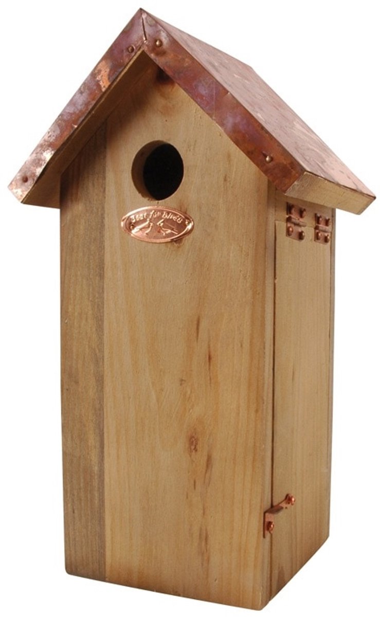 Nestkast koolmees koperen dak - Vogelhuisje - Nestkastje - Vogel Huis - Nestkast koolmees koperen dak - Vogelhuisjes - Nesten - Nestkasten / vogelhuisjes