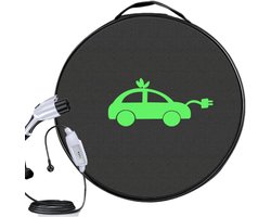 Oplaadkabeltas - Kabel Opbergdoos - Auto Organisatie - Waterdicht Vlamvertragend - Tot 20 Meter - Zwart
